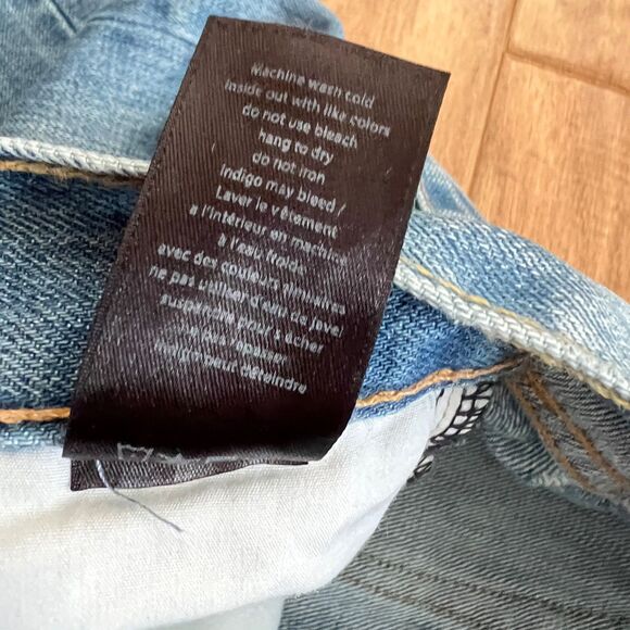 Rag & Bone Jeans Women's Size 25 Straight Distressed Shaker Light Wash - Picture 6 of 10